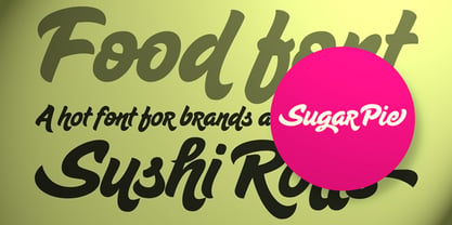 Sugar Pie Font Poster 1