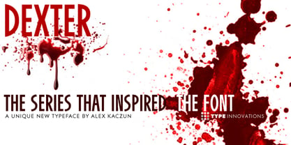 DEXTER Font Poster 1