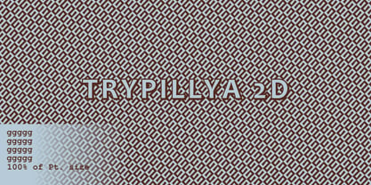 Trypillya 2D Fuente Póster 9