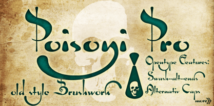 Poisoni Pro Font Poster 1