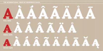 Brunswick Black Font Poster 3