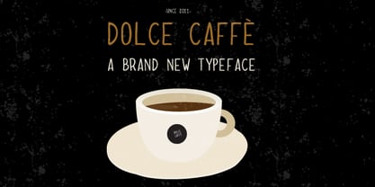 Dolce Caffe Font Poster 1