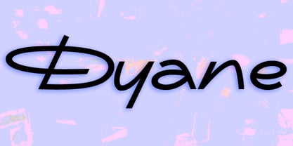 Dyane Font Poster 1