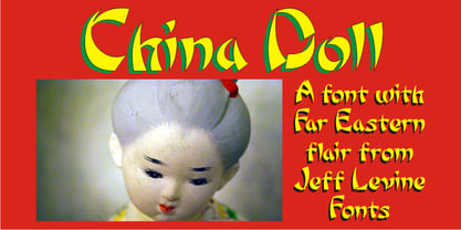 China Doll JNL Font Poster 1