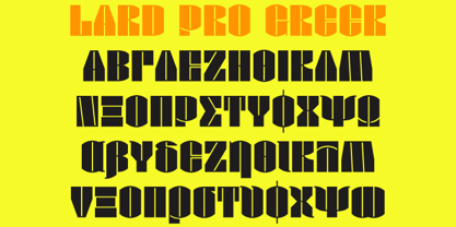 Lard Pro Font Poster 5