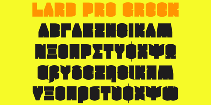 Lard Pro Font Poster 6