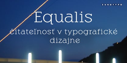 Equalis Font Poster 2