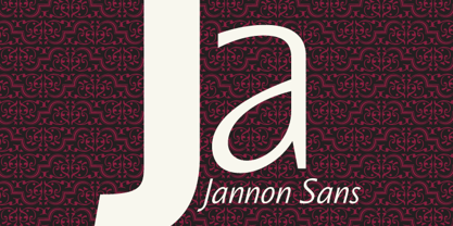Jannon Sans Police Poster 1