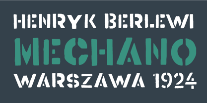 Berlewi FA Font Poster 1