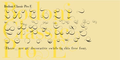 Bodoni Classic Pro Fuente Póster 5