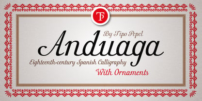 Anduaga Font Poster 1