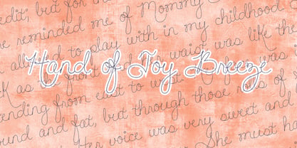 Hand Of Joy Font Poster 3