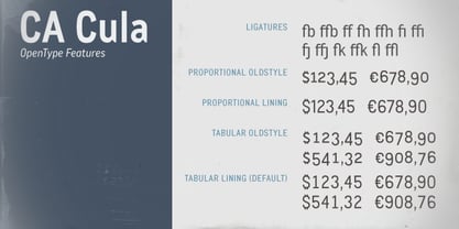 CA Cula Font Poster 6