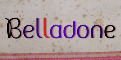 Belladone Font Poster 1