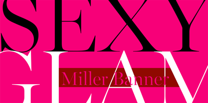 Miller Banner Font Poster 2