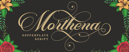 Morthena Font Poster 1