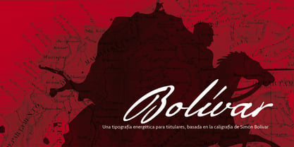 Bolívar Font Poster 1