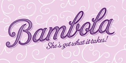 Bambola Font Poster 1