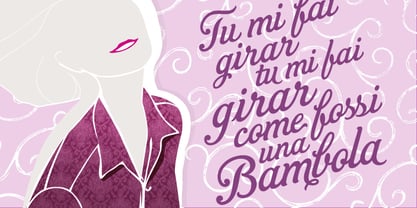 Bambola Font Poster 2