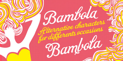 Bambola Font Poster 4