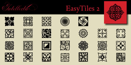 Easy Tiles Font Poster 1