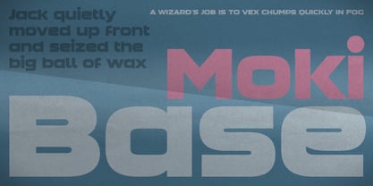 Moki Font Poster 2