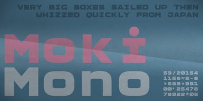 Moki Font Poster 6