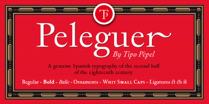 Peleguer Font Poster 1