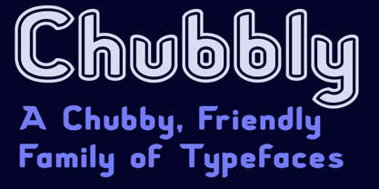Chubbly Font Poster 4