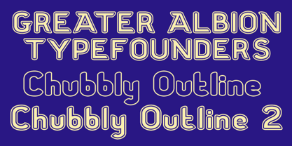 Chubbly Font Poster 6