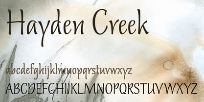 Hayden Creek Font Poster 1
