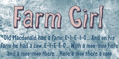 Farm Girl Font Poster 1