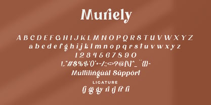 Muriely Font Poster 12