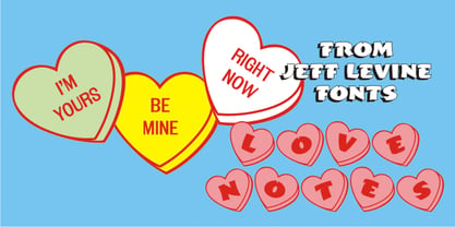 Love Notes JNL Font Poster 1