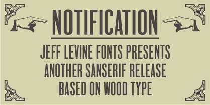 Notification JNL Font Poster 1