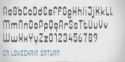 CA Lovechair Font Poster 3