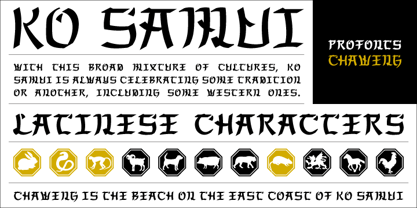 Chaweng Font Poster 1
