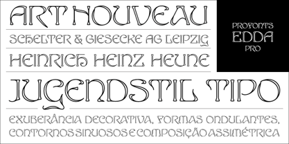 Edda Font Poster 1