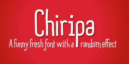 Chiripa Font Poster 1