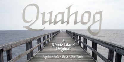 Quahog BB Font Poster 1