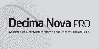 Decima Nova Pro Font Poster 1