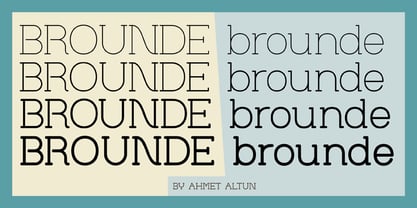 Brounde Font Poster 4