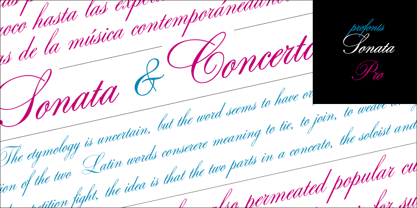 Sonata Font Poster 1