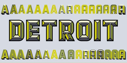 Detroit Font Poster 2