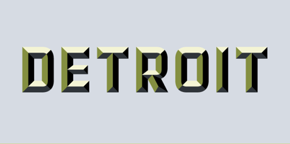 Detroit Font, Webfont & Desktop