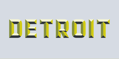 Detroit Font Poster 6
