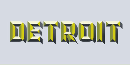 Detroit Font Poster 7