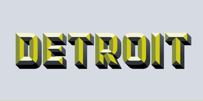 Detroit Font, Webfont & Desktop