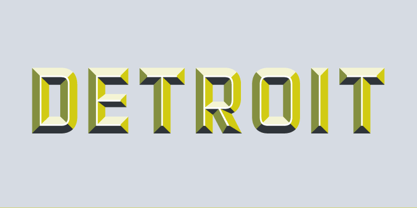 Detroit Font Poster 10