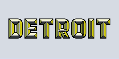 Detroit Font, Webfont & Desktop